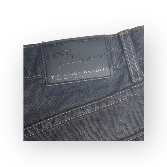 VHTF: One Teaspoon ☻︎ OOAK Vintage Western Suede Fringe Bandits Shorts ☻︎ Black - Picture 13 of 17